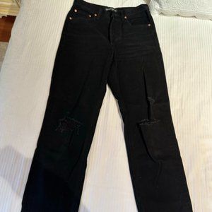 Denim Forum Bonet High Rise Loose Jeans (size 25)